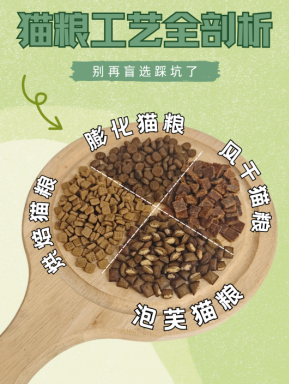 不同猫粮工艺对应不同需求，千万别再乱喂了