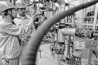 废旧装置打造实训课堂